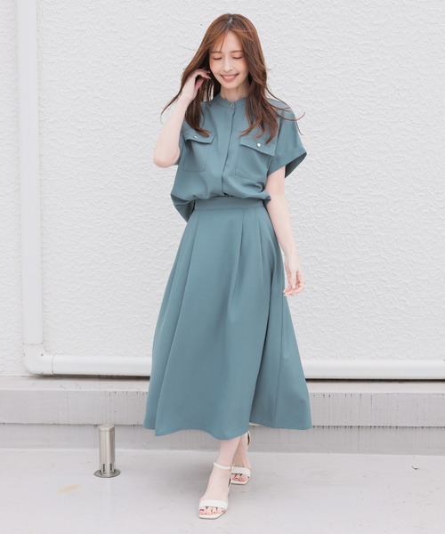 GLACIER lusso（グラシアルッソ） ロング スカート 夏 「美冷・接触冷