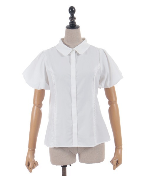 axes femme POETIQUE ブラウス シャツ チェーンネクタイ付きBL