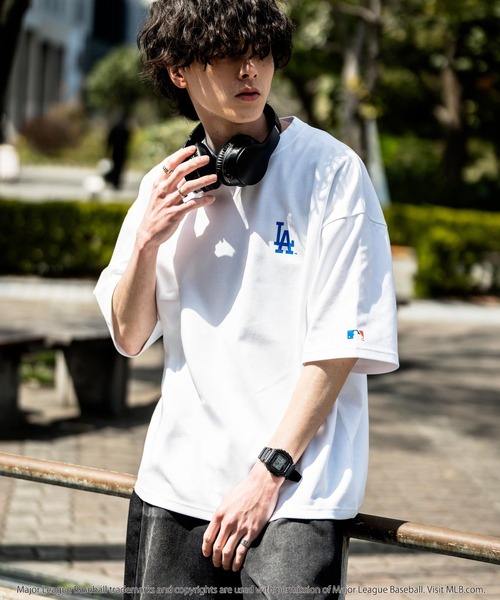 MLB tシャツ メジャーリーグベースボール 接触冷感UVカットオーバー