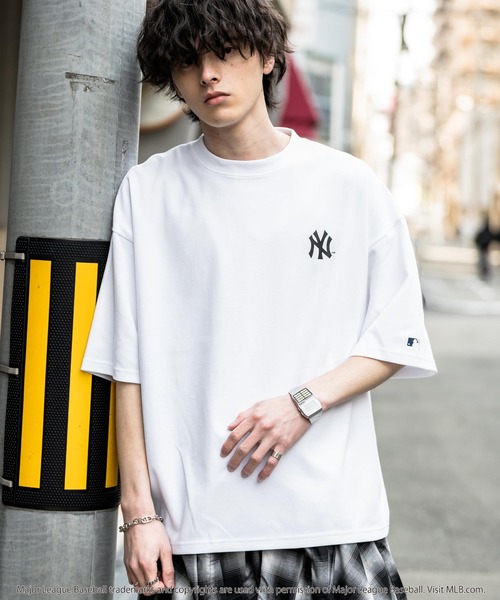 MLB tシャツ メジャーリーグベースボール 接触冷感UVカットオーバー