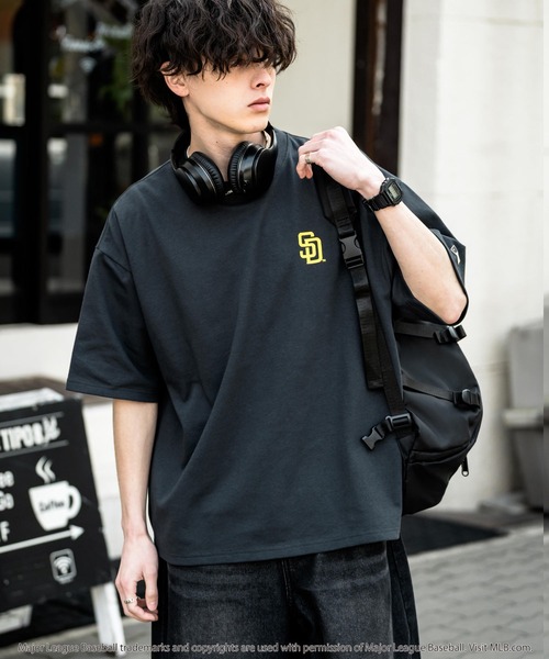 MLB tシャツ メジャーリーグベースボール 接触冷感UVカットオーバー