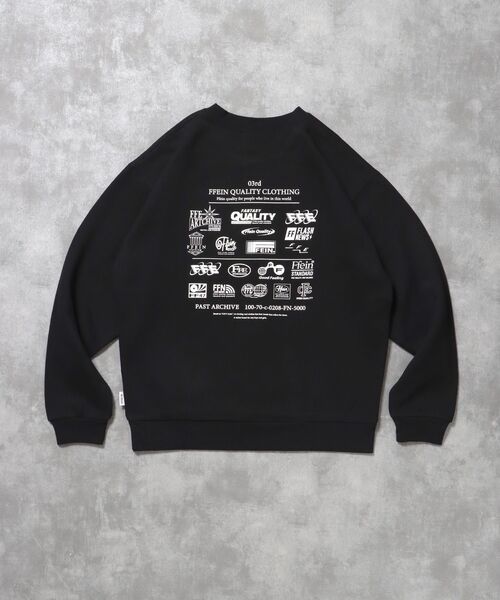 「FFEIN」 スウェットカットソー SMALL グレー メンズ_画像4