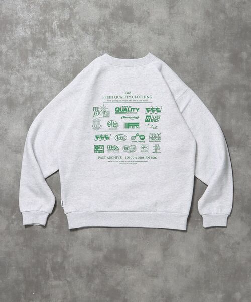 「FFEIN」 スウェットカットソー SMALL グレー メンズ_画像8