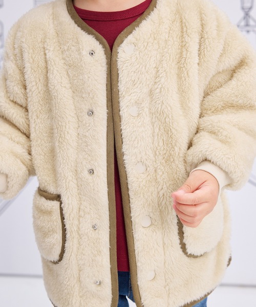 「combimini」 「KIDS」ジャケット 90 ライトベージュ キッズ_画像4