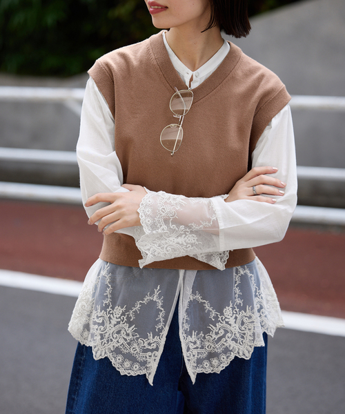 SLOBE IENA（スローブイエナ） ブラウス シャツ 「追加2」チュール