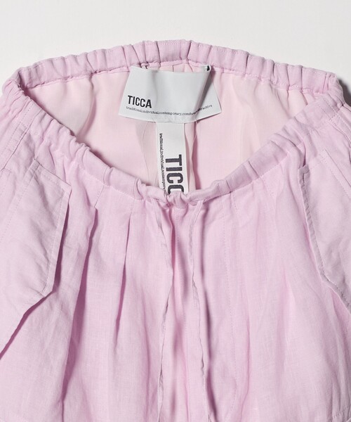 TICCA カーゴパンツ　ピンク　日本製 TICCA（ティッカ） カーゴパンツ 「TICCA」カーゴパンツ LT.PINK