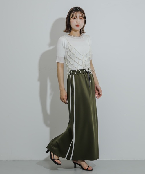 「SENSE OF PLACE by URBAN RESEARCH」 タイトスカート ONE チャコールグレー レディース_画像5