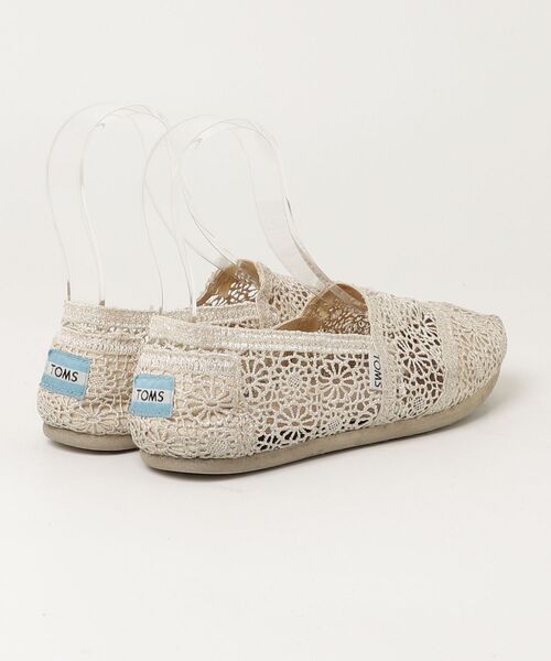 「TOMS」 フラットパンプス 24cm ベージュ レディース_画像2