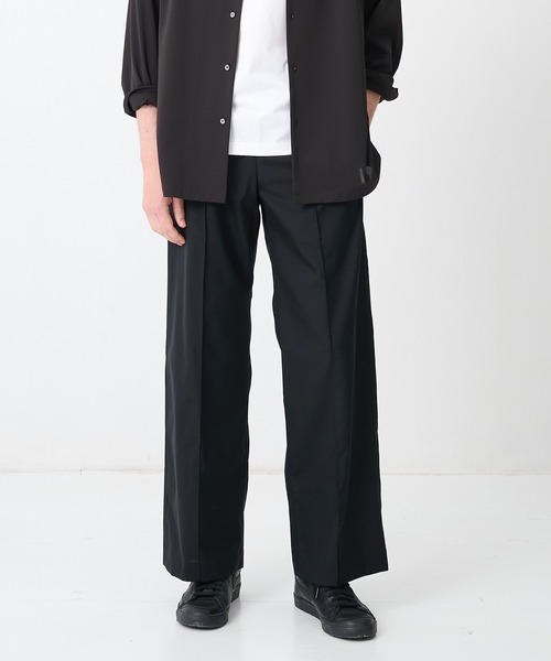スラックス 「CINOH/チノ」別注SUMMER WOOL RELAX PT メンズの画像