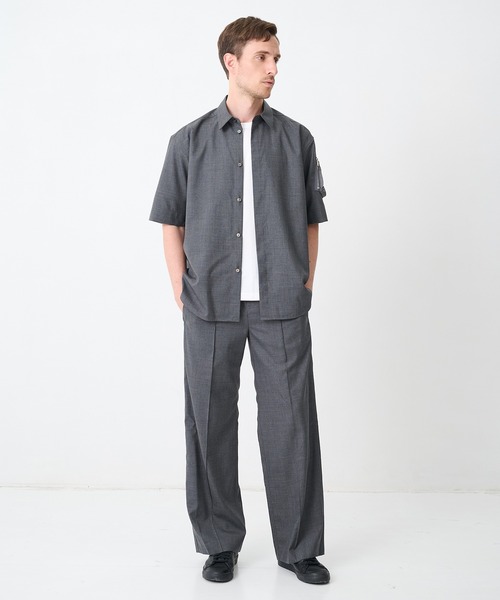 スラックス 「CINOH/チノ」別注SUMMER WOOL RELAX PT メンズの画像