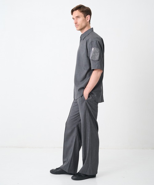 スラックス 「CINOH/チノ」別注SUMMER WOOL RELAX PT メンズの画像