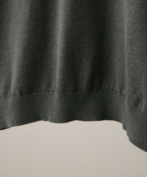 CLEL（クレイル） ポロシャツ 半袖 「CLEL」Giza Cotton Docking Polo