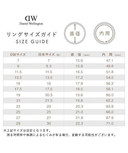 「Daniel Wellington」 リング 48 イエローゴールド レディース_画像7