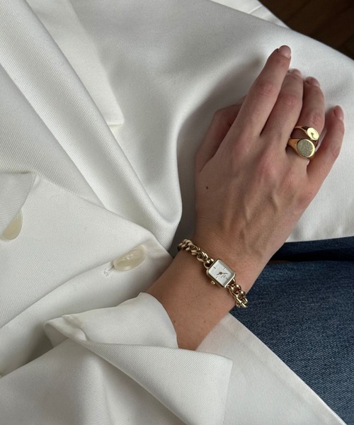 「Daniel Wellington」 リング 48 イエローゴールド レディース_画像8