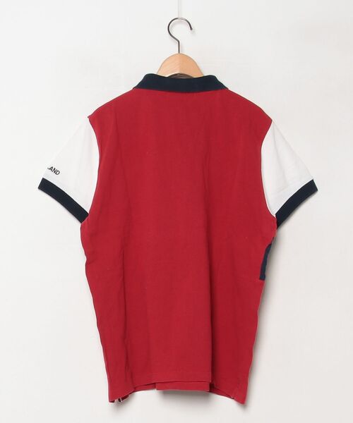 「LYLE&SCOTT」 半袖ポロシャツ X-LARGE レッド メンズ_画像2