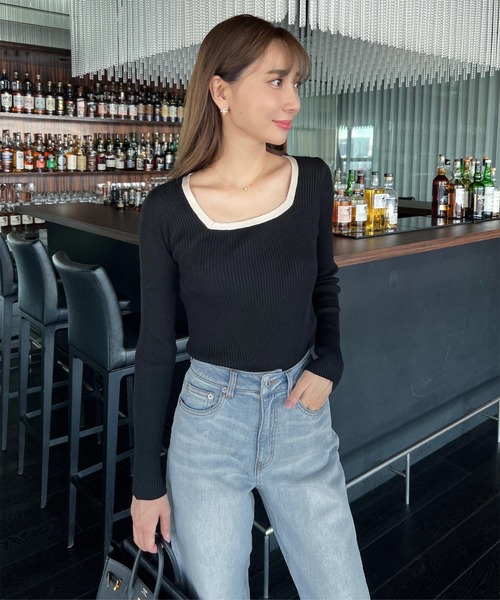 「KOBE LETTUCE」 デニムパンツ X-SMALL オフホワイト レディース_画像2