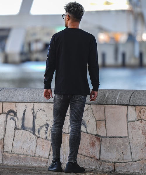 「adamsJUGGLER」 長袖Tシャツ L ホワイト メンズ_画像7
