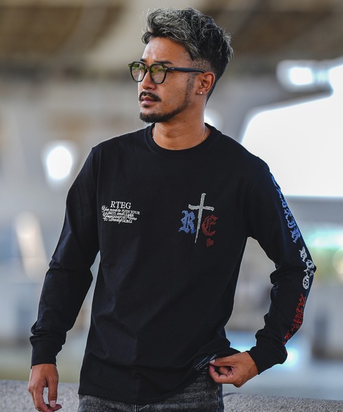 「adamsJUGGLER」 長袖Tシャツ L ホワイト メンズ_画像9