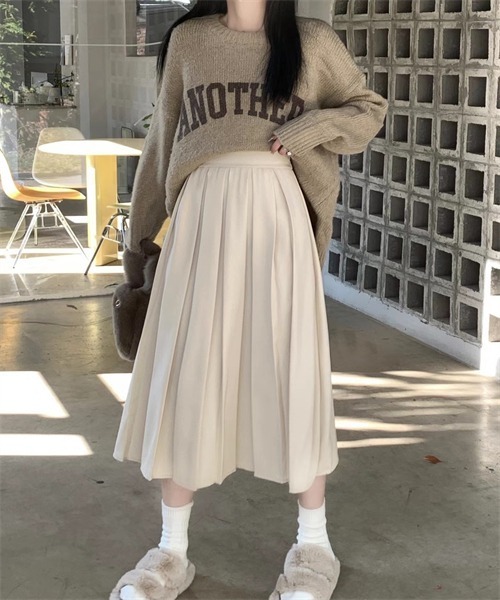 「FREE STYLISTS」 プリーツスカート S チャコールグレー レディース_画像2