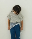 tシャツ ガールズ レースタグ付き ボーダー ...の詳細画像4