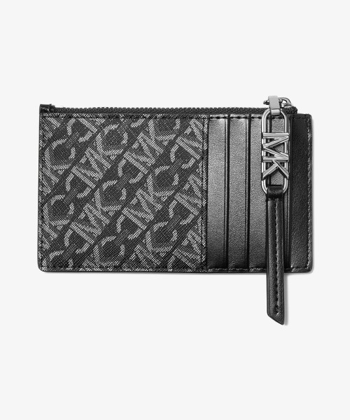 「MICHAEL KORS」 カードケース FREE ブラック×シルバー レディース_画像4