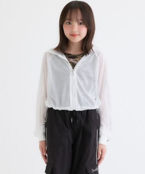 PINK-latte（ピンクラテ） tシャツ 「3way」メッシュパーカー＋