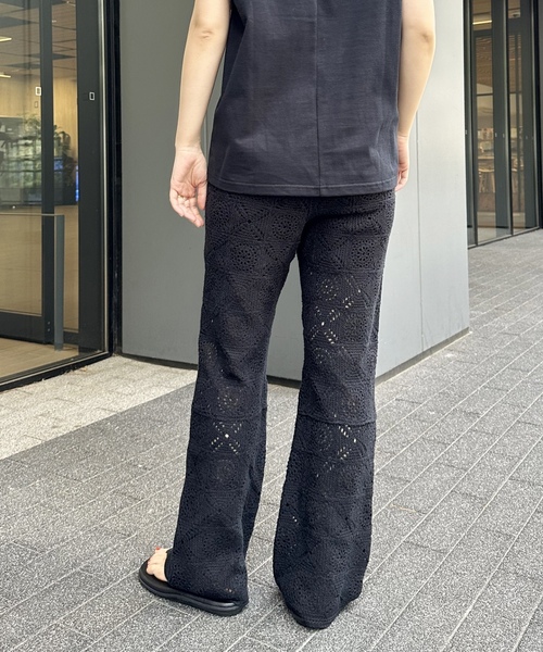 「NOBLE」 イージーパンツ - ブラック レディース_画像4