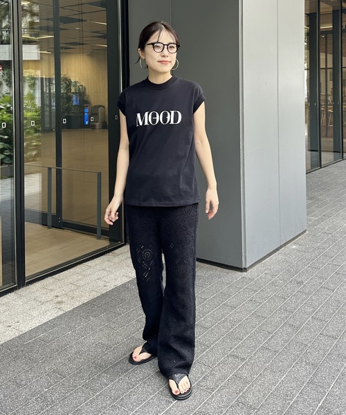 「NOBLE」 イージーパンツ - ブラック レディース_画像6