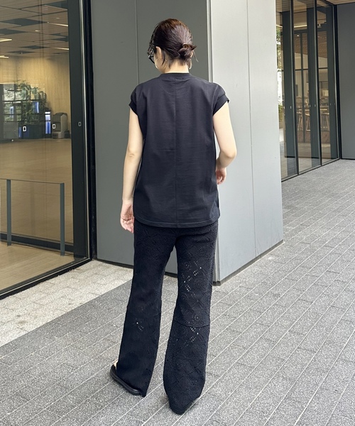 「NOBLE」 イージーパンツ - ブラック レディース_画像7