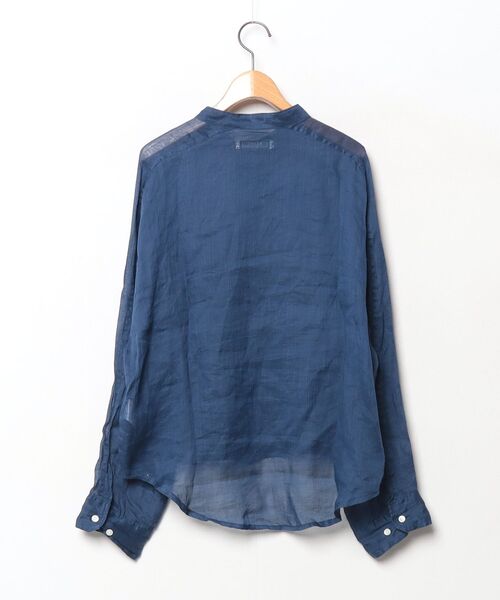「blanc basque」 長袖ブラウス 38 ネイビー レディース_画像2