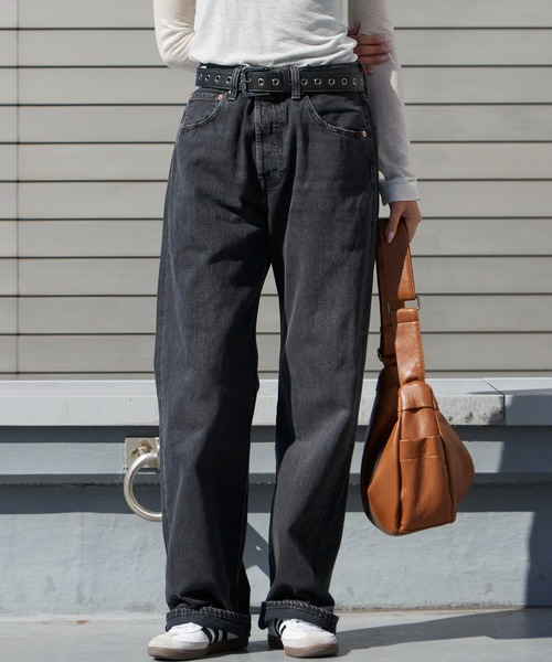 Levi's（リーバイス） ワイドパンツ ジーンズ 501 LOOSE ルーズデニム