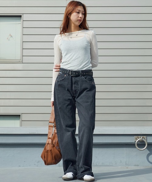 Levi's（リーバイス） ワイドパンツ ジーンズ 501 LOOSE ルーズデニム
