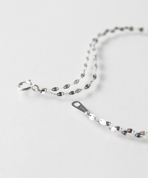 anq. ブレスレット 「anq.」K10・レイヤードペタルチェーン