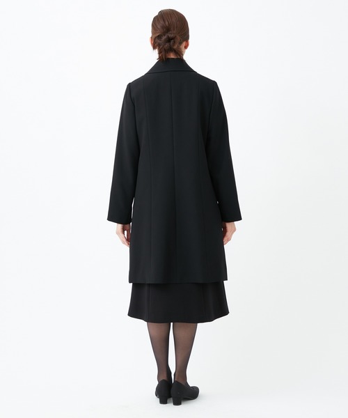 【専用】新品同様・クリーニング済み BOSS ウールコート ブラック黒 BOSS ウールコート 黒 ジャケット・アウター
