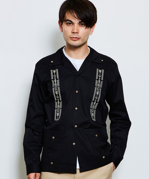 ローター ROTAR ボーリングシャツ ワークシャツ キューバシャツ L ローター ROTAR ボーリングシャツ ワークシャツ キューバシャツ L