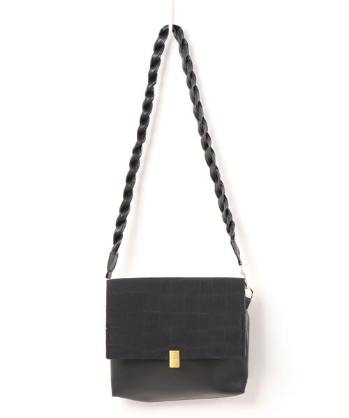 STYLEBLOCK ショルダーバッグ バッグ クロコダイル型押し2WAY