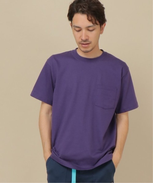 激レア　ナス紺 90s Hanes BEEFY-T 無地 ブランク ポケTシャツ 激レア ナス紺 90s Hanes BEEFY-T 無地 ブランク ポケTシャツ