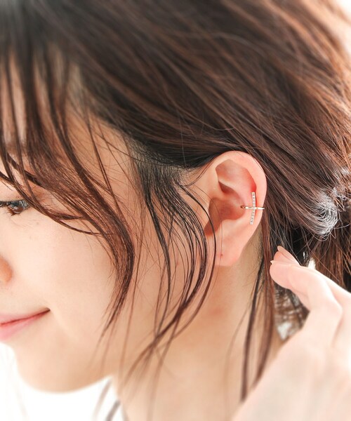 ダイヤモンド　ライン　イヤーカフ（片耳用） ダイヤモンド　ライン　イヤーカフ 片耳用
