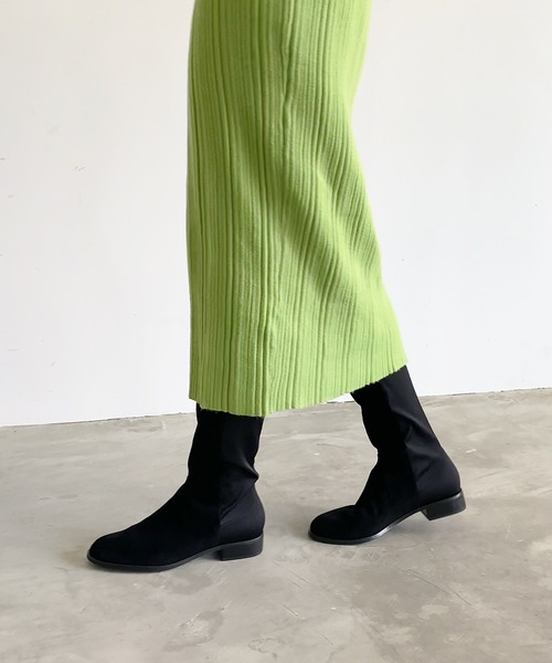 Y/PROJECT ダークグリーン チェック ニーハイブーツ 37 Y/PROJECT ダークグリーン チェック ニーハイブーツ 37 Y/PROJECT
