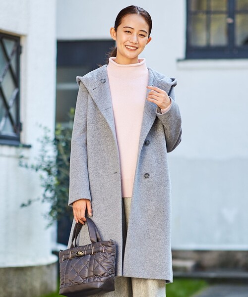 J.PRESS（J.プレス） アウター アンゴラビーバー フーデッドコート 
