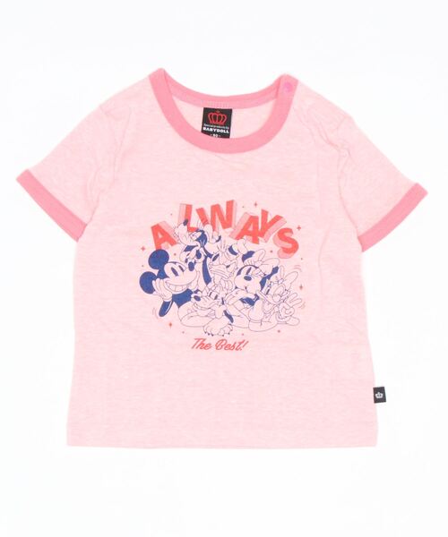 Tシャツ Tシャツ ディズニー レトロプリント リンガー 6549k 正規取扱店