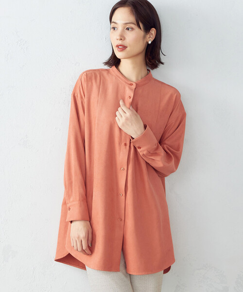 コズ CO's コーデュロイロングシャツ