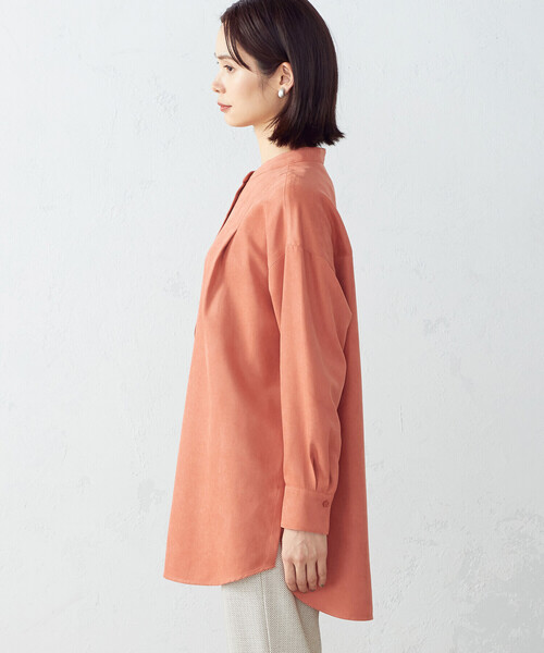 コズ CO's コーデュロイロングシャツ