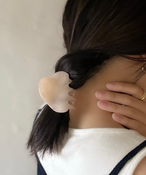 TONE（トネ） ヘアクリップ 「Kukulu TOKYO」ツートン ハート バンス