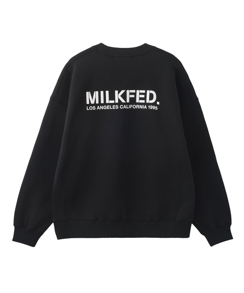 トレーナー/スウェット MILKFED. - MILKFED.  PANELED SWEAT TOP MILKFED. トレーナー スウェット STENCIL SWEAT TOP レディース