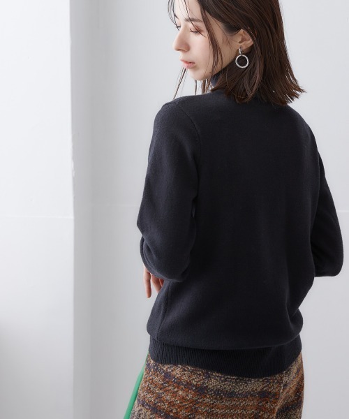 ニッセン（nissen） ニット セーター 洗えるタートルネックニット(毛玉