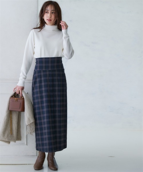 ニッセン（nissen） ニット セーター 洗えるタートルネックニット(毛玉