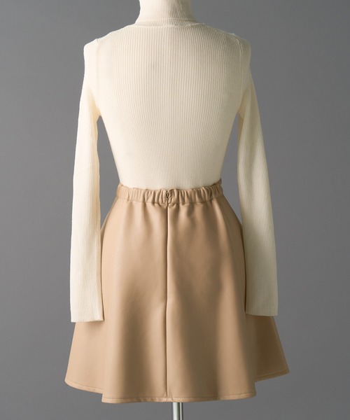 emiriawiz（エミリアウィズ） スカート Fake leather flare mini skirt