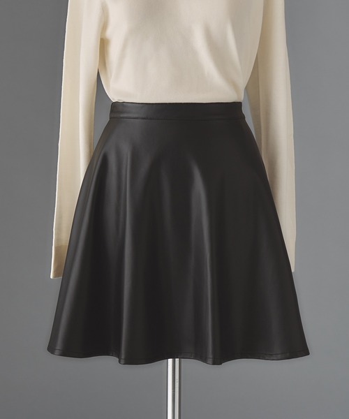 emiriawiz（エミリアウィズ） スカート Fake leather flare mini skirt