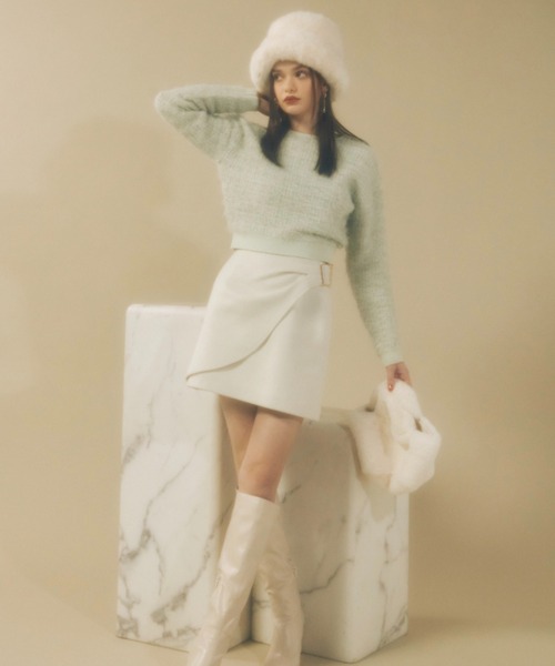 EIMY ISTOIRE（エイミーイストワール） ニット セーター フェザー